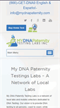 Mobile Screenshot of mydnapaternity.com